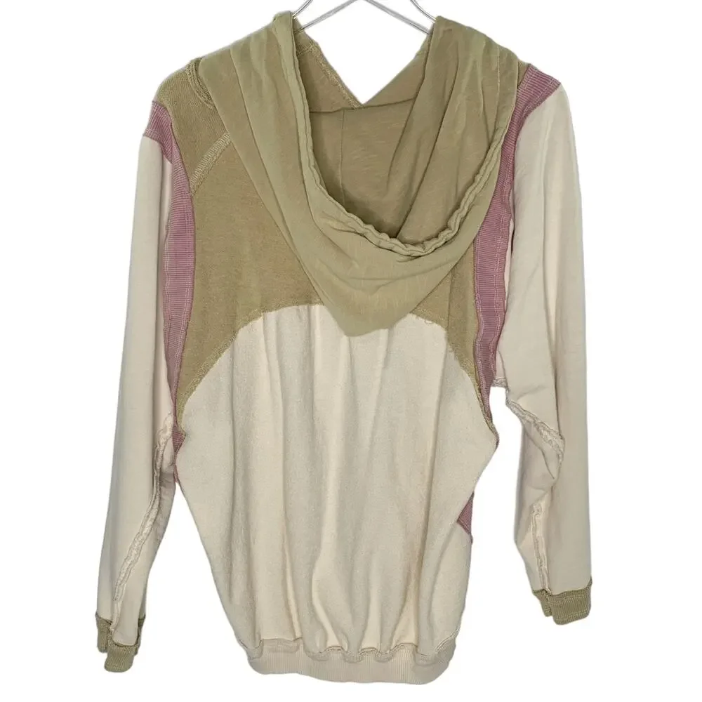 Colorblock Hoodie Sweatshirt - Picture 3 of 8